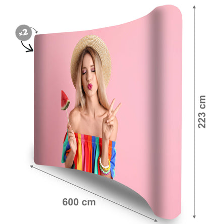 POP UP Textil Curb 6.0 m POP UP Textil Curb PrintCenterShop