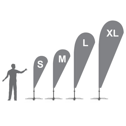 Steag Lacrima S - Beachflag Tear Drop Steag lacrima PrintCenterShop